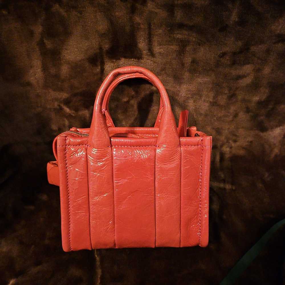 Marc Jacobs The Tote Bag Micro Shiny Crinkle Lamb… - image 3