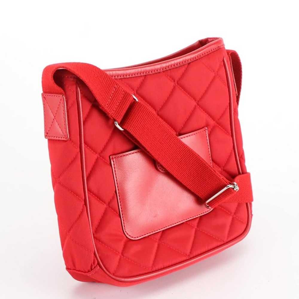 Burberry Crossbody Bag in Red Quilted Nylon and L… - image 2