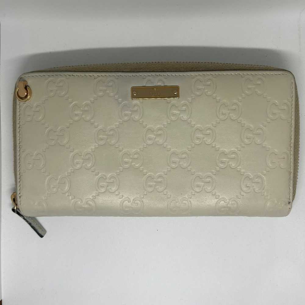 Authentic Gucci Guccisima Zip Around Wallet On Ch… - image 2