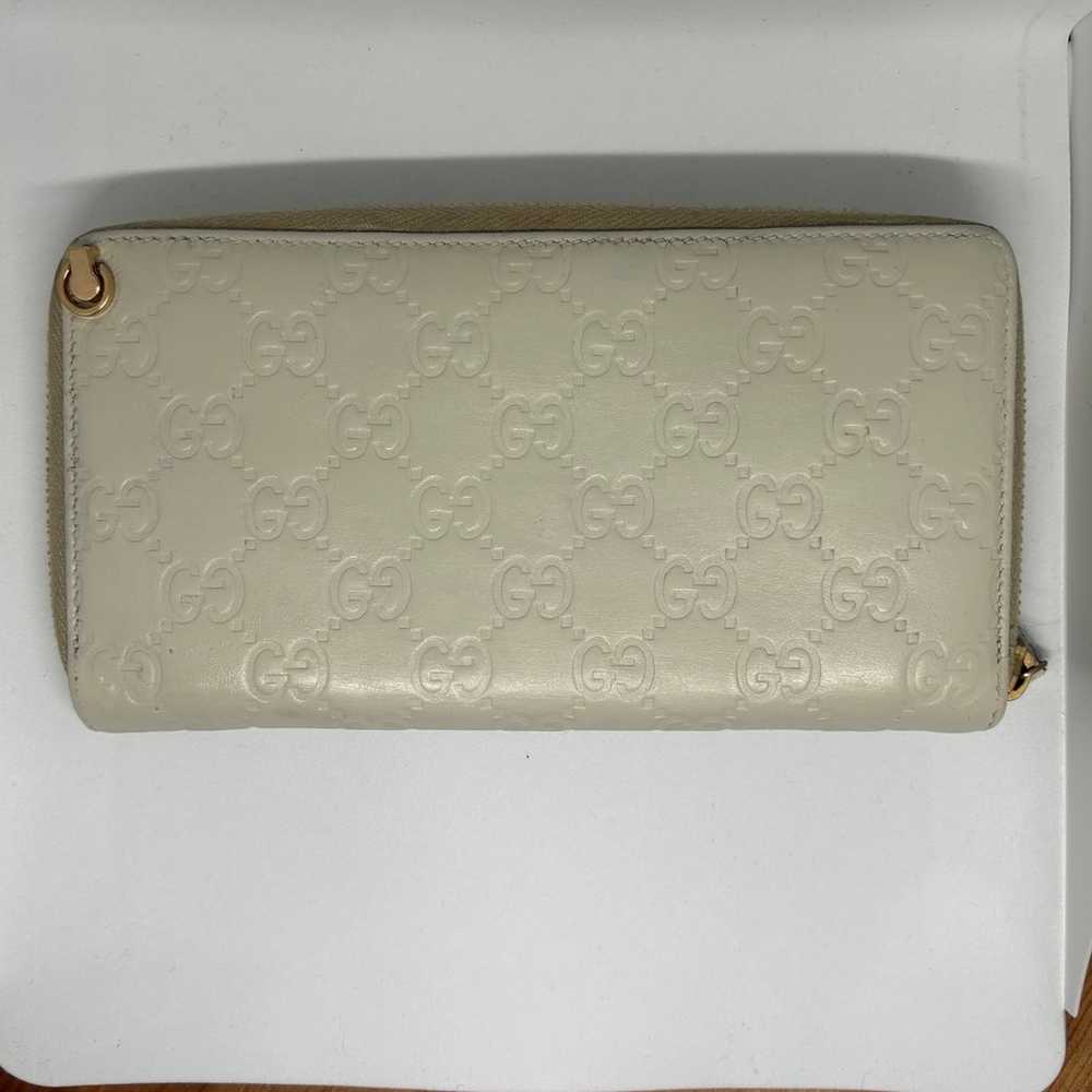 Authentic Gucci Guccisima Zip Around Wallet On Ch… - image 3