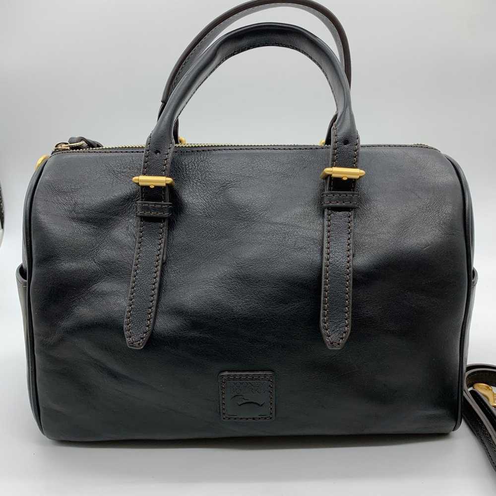 Dooney & Bourke Black Florentine Leather Olivia S… - image 1