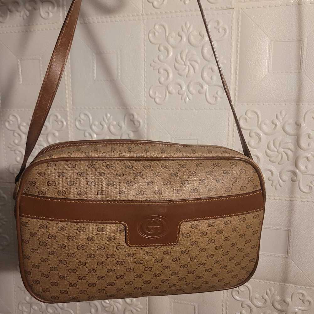 Gucci Micro Gg Interlocking Supreme Canvas Camel … - image 6