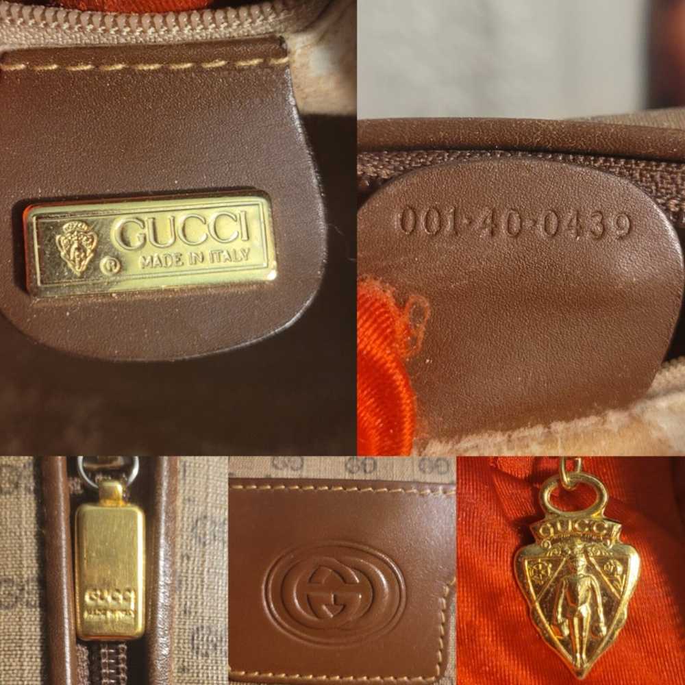 Gucci Micro Gg Interlocking Supreme Canvas Camel … - image 9