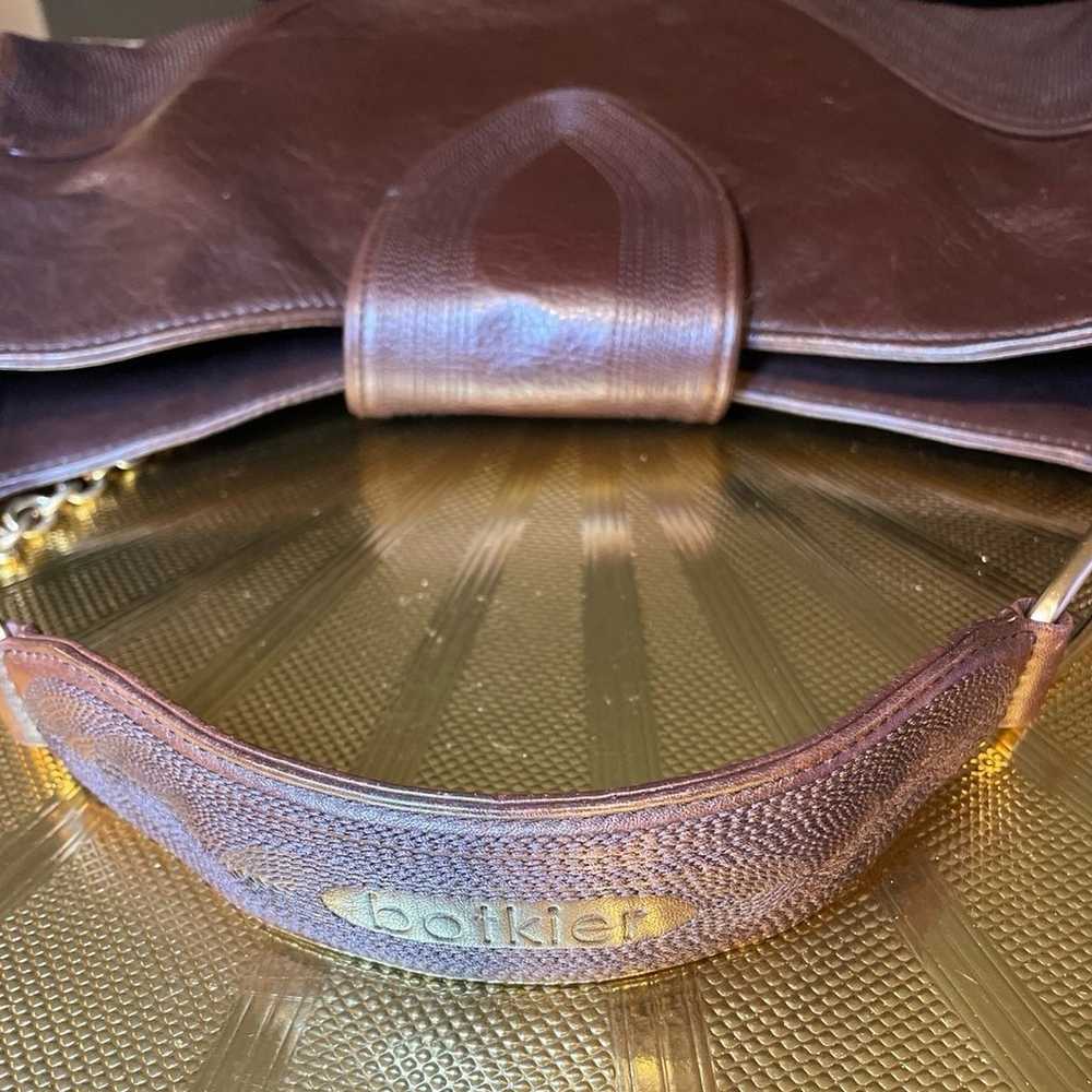 NWOT Botkier New York Leather Gold Horn Shoulder … - image 8