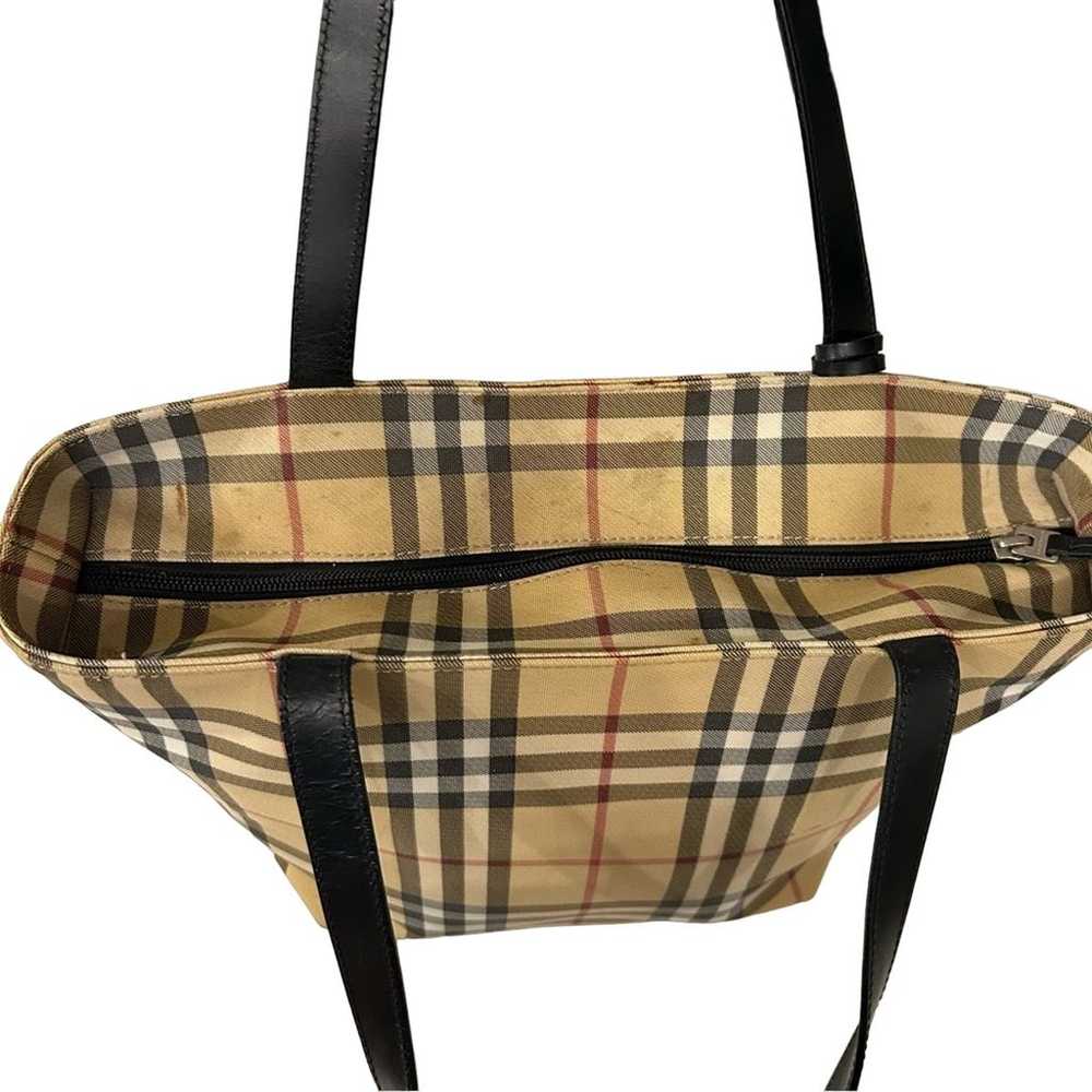 Classic Burberry Shoulder Bag nova check pattern … - image 3