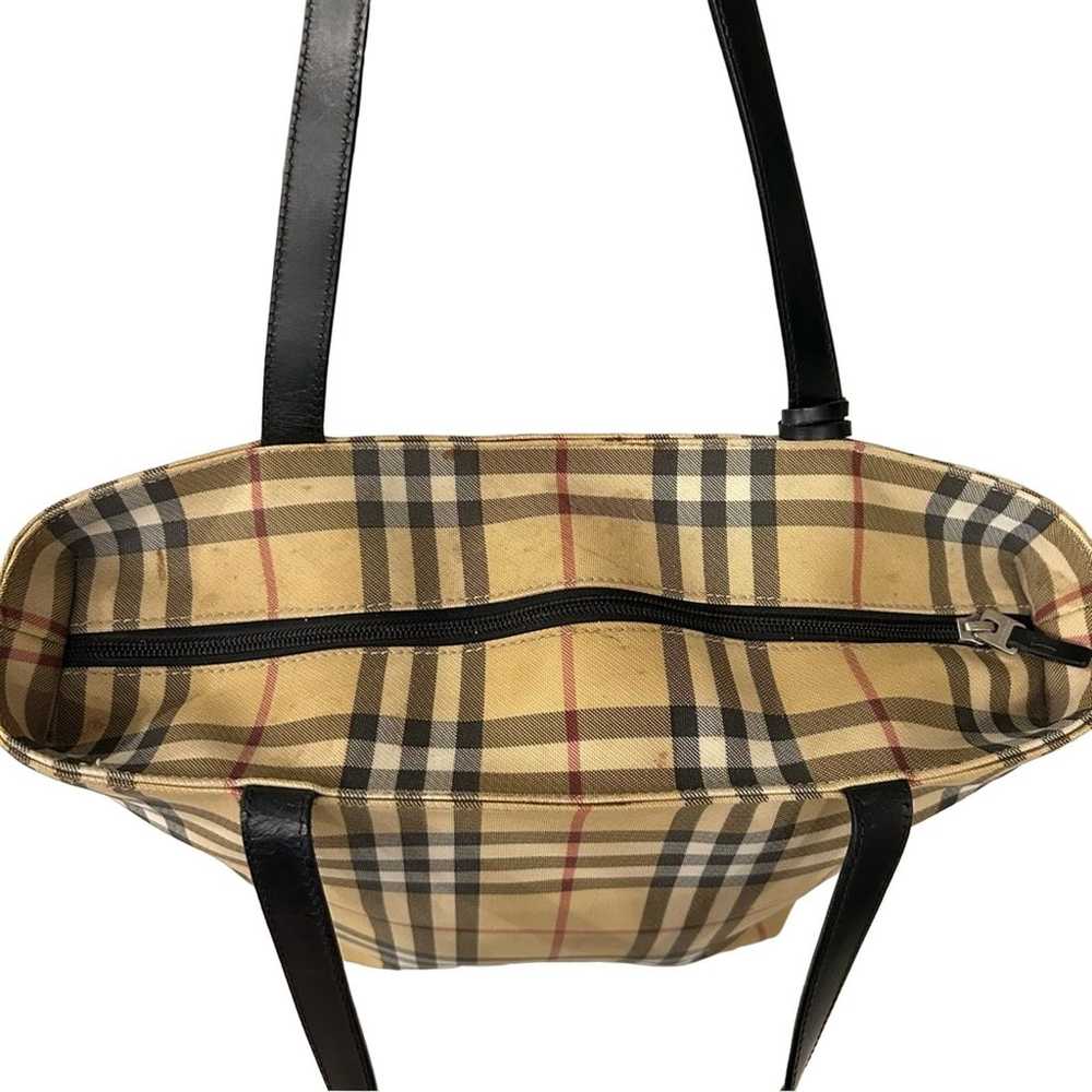 Classic Burberry Shoulder Bag nova check pattern … - image 4