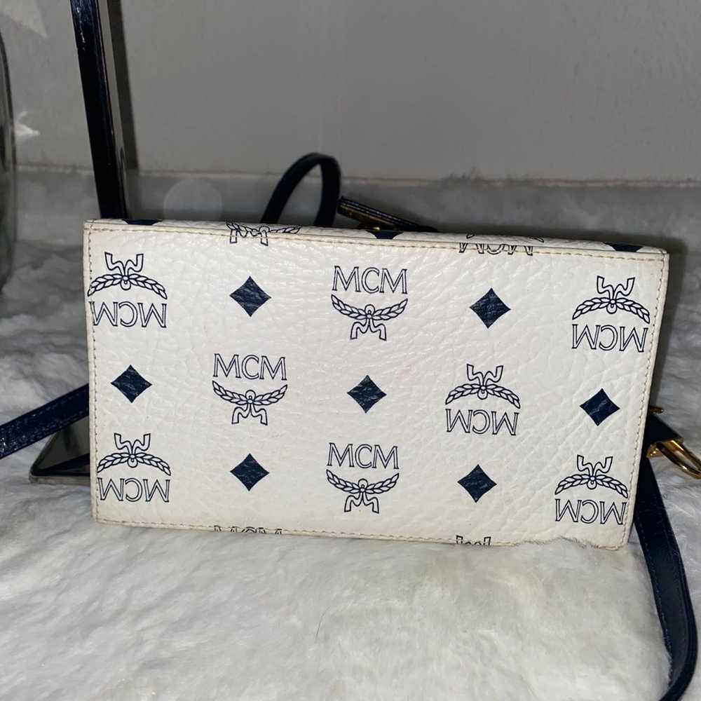 MCM Mini Kelly Visetos Crossbody Handbag - image 3