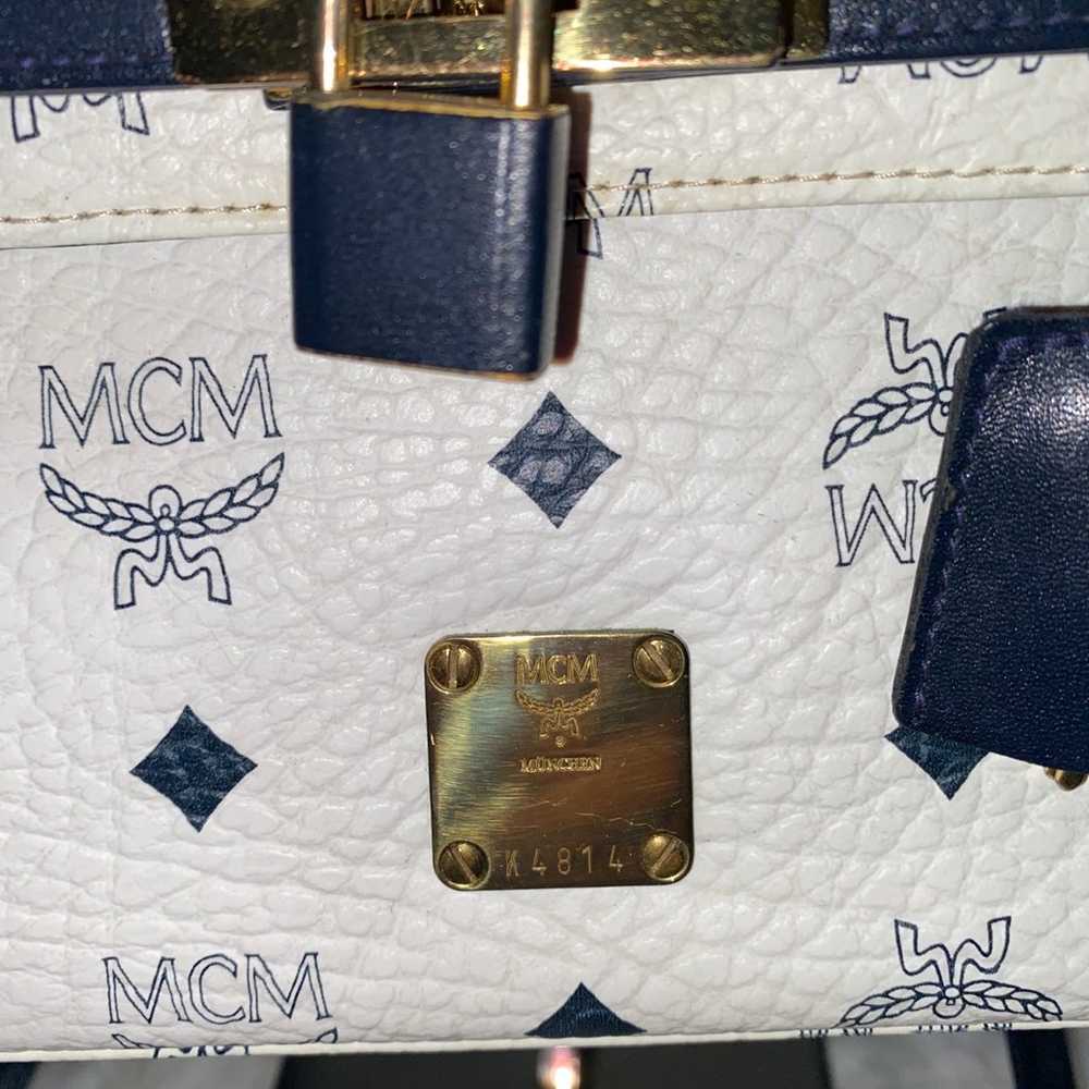 MCM Mini Kelly Visetos Crossbody Handbag - image 4
