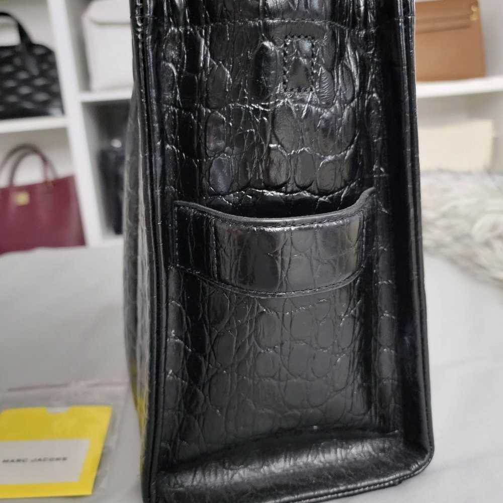 Marc Jacobs Croc Medium Tote Bag in Black - image 4
