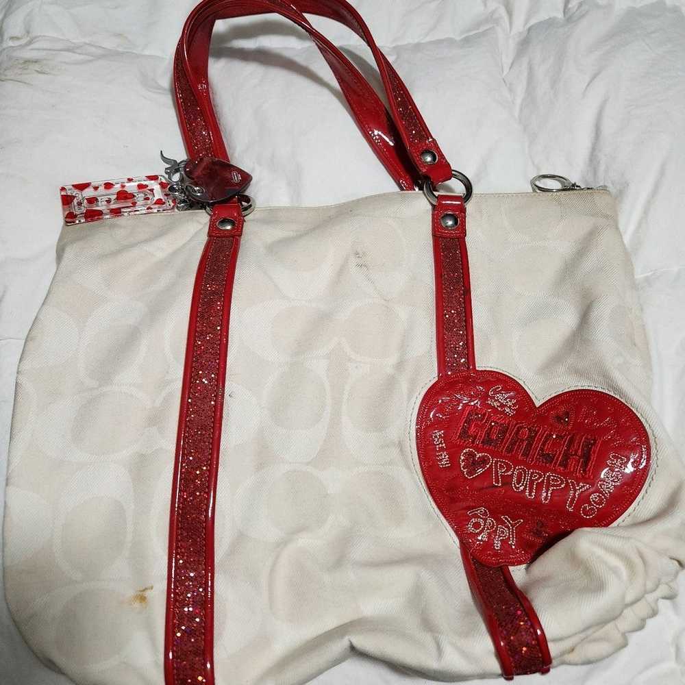 Limited Edition Authentic Coach Poppy Tote * Rare… - image 2