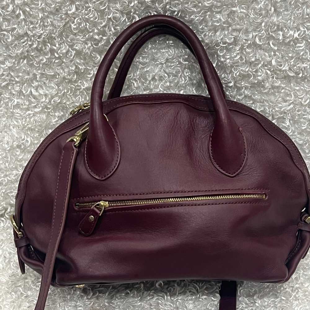 Salvatore Ferragamo Leather Burgundy Handbag - image 5