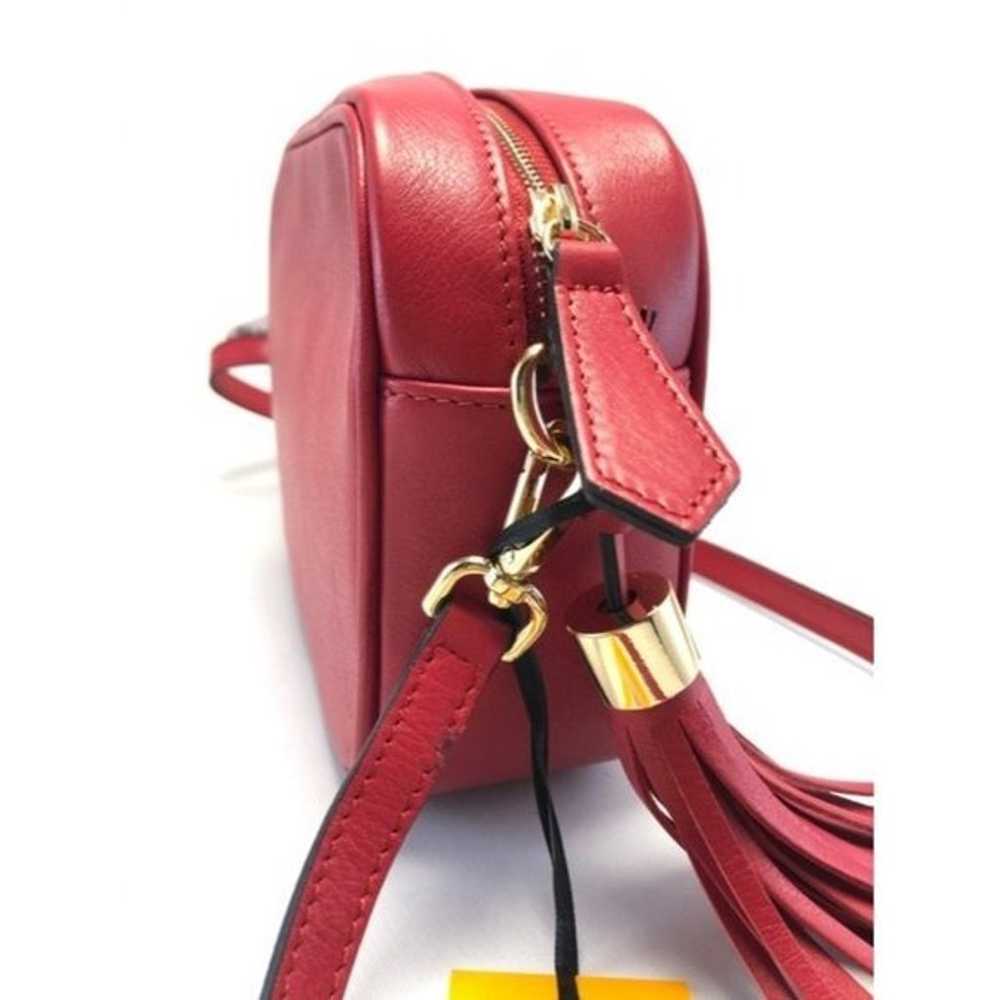 Mario VALENTINO Mia Red Leather Cross Body Bag - image 5