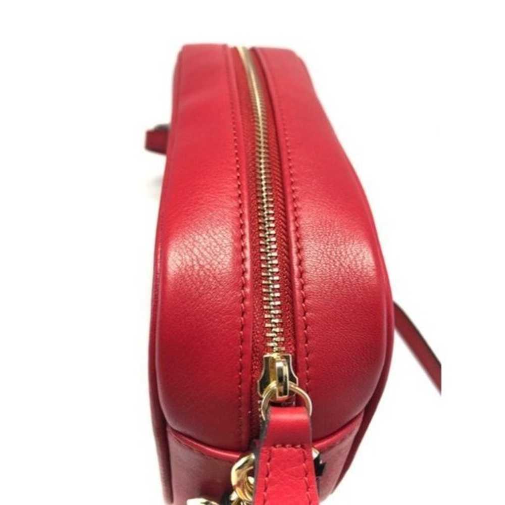 Mario VALENTINO Mia Red Leather Cross Body Bag - image 7