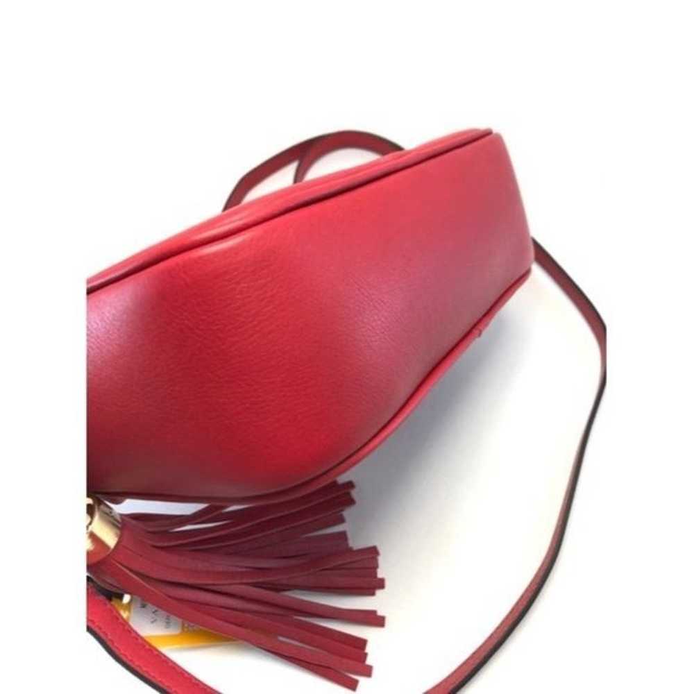 Mario VALENTINO Mia Red Leather Cross Body Bag - image 8