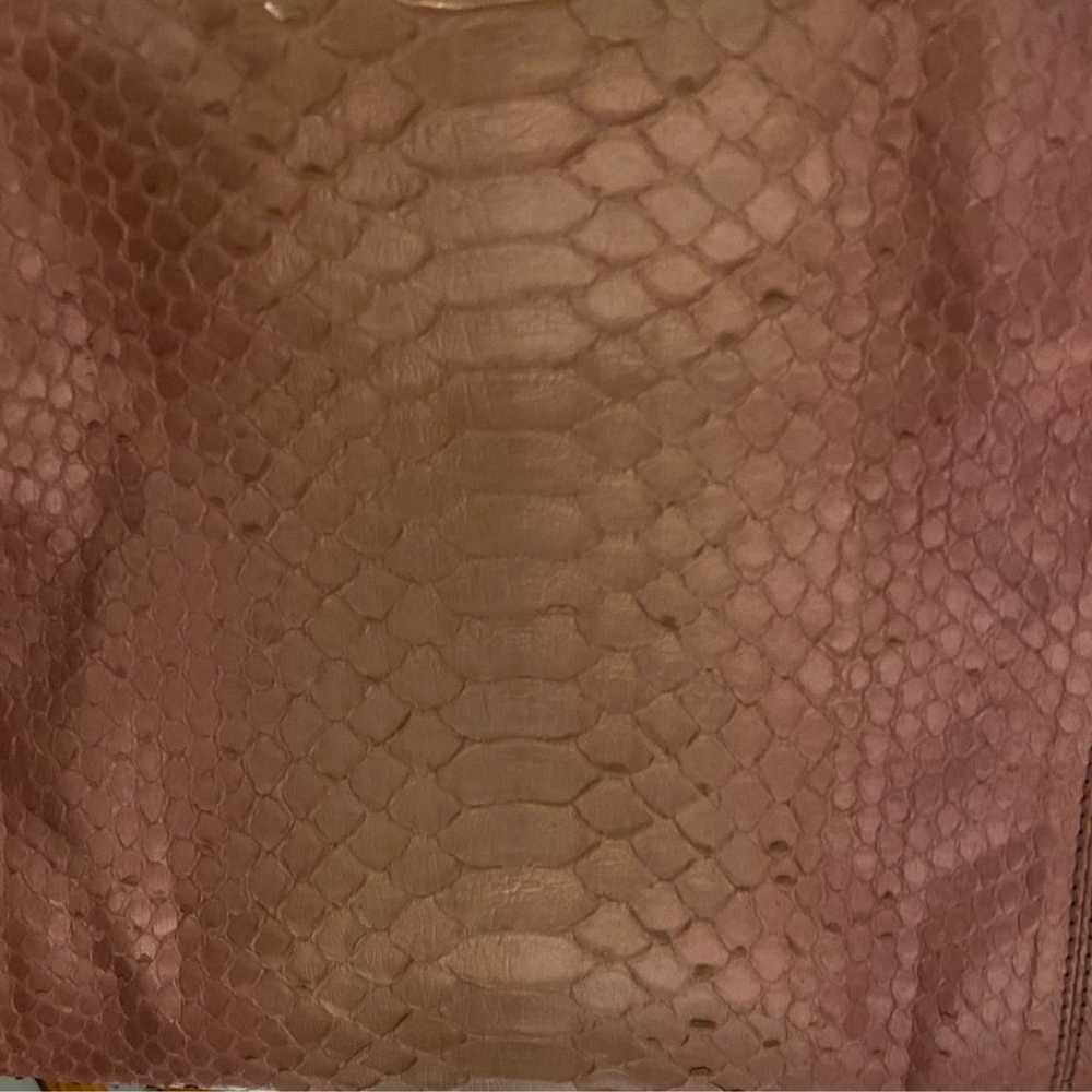 Authentic Versace pink python purse - image 3