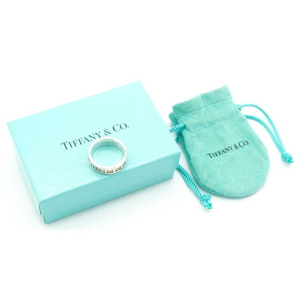 Auth Tiffany&Co. Ring Atlas Silver - image 9