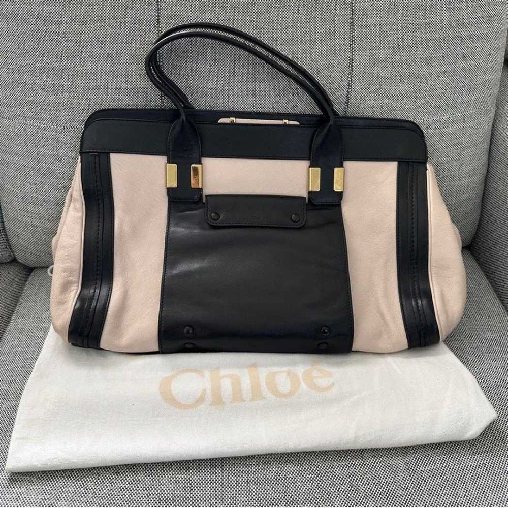 NEW Chloe Alice Medium Handbag in Nude Pink - image 2