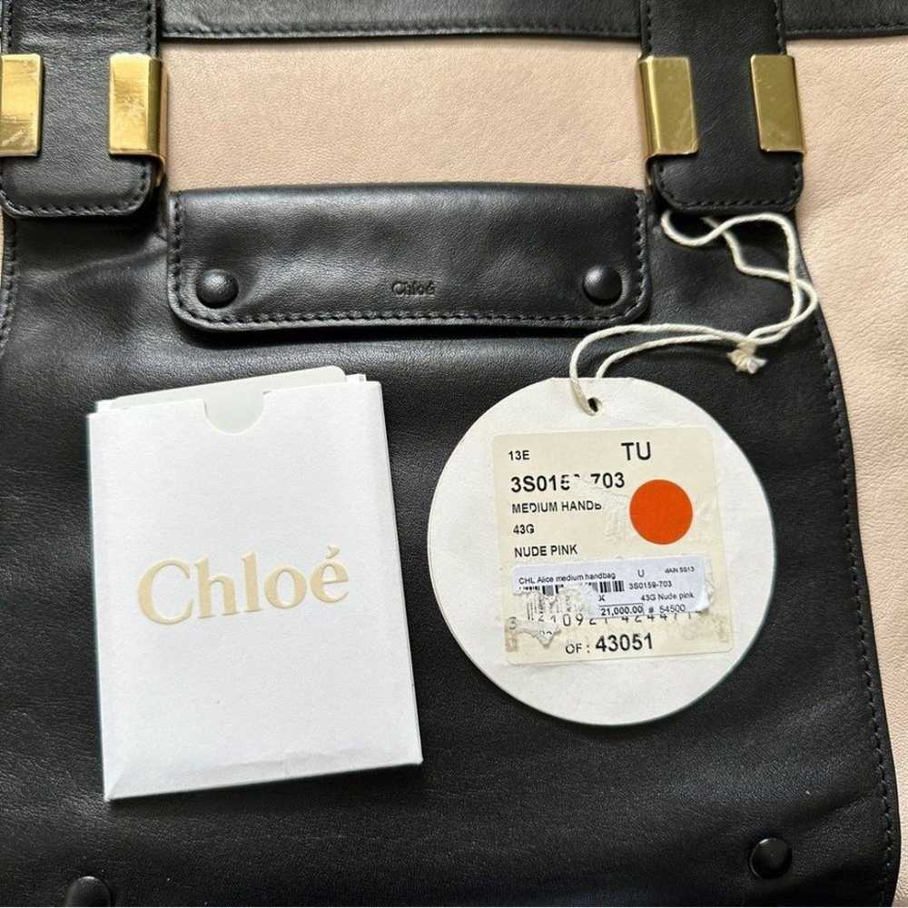 NEW Chloe Alice Medium Handbag in Nude Pink - image 9