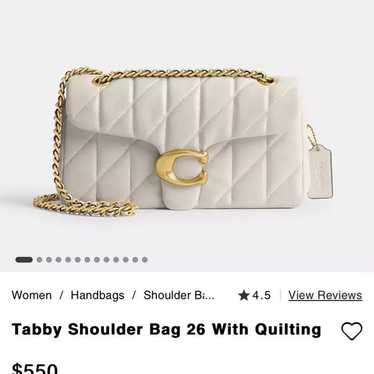 Coach Quilted Tabby 26 - image 1