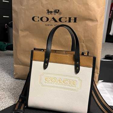 Field Tote 22 In Colorblock With Coach Badge - image 1