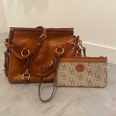 Dooney & Bourke Luxury Florentine Satchel & Wrist… - image 1