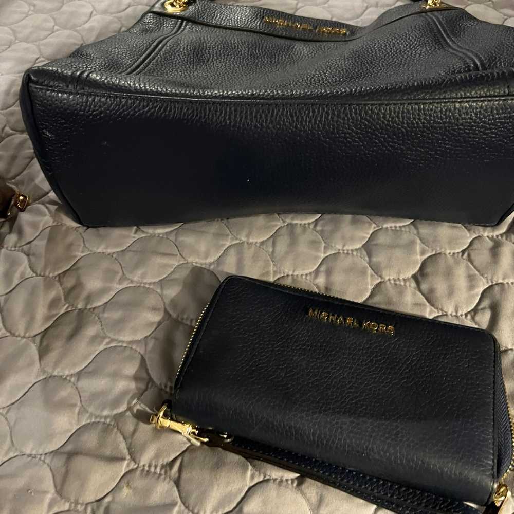 Michael Kors purse and wallet - image 3