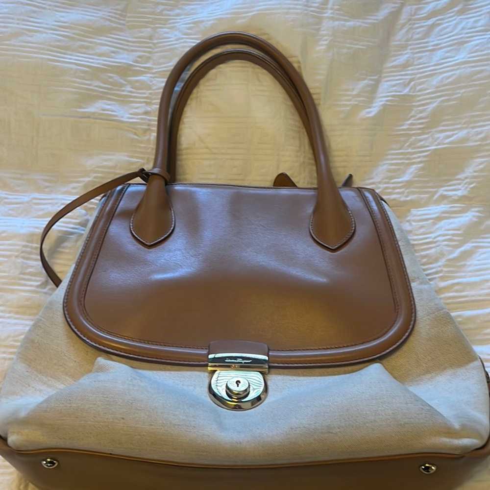 Salvatore Ferragamo bag like new in excellent con… - image 1