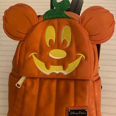 RARE Halloween Mickey Pumpkin backpack