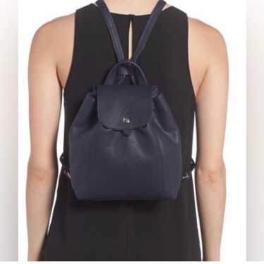 Longchamp le pliage cuir leather backpack - image 1