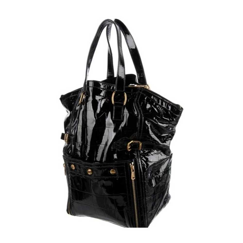 Yves Saint Laurent Patent Leather Handle Bag - image 2