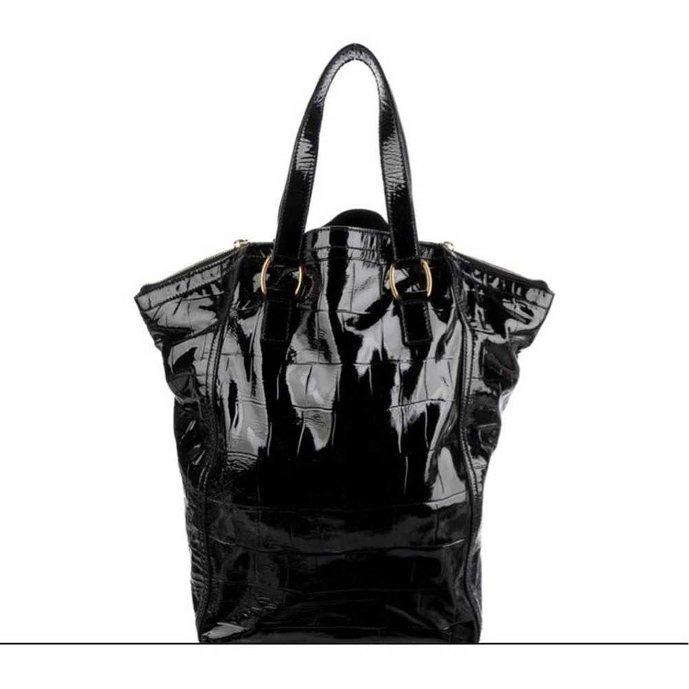 Yves Saint Laurent Patent Leather Handle Bag - image 3