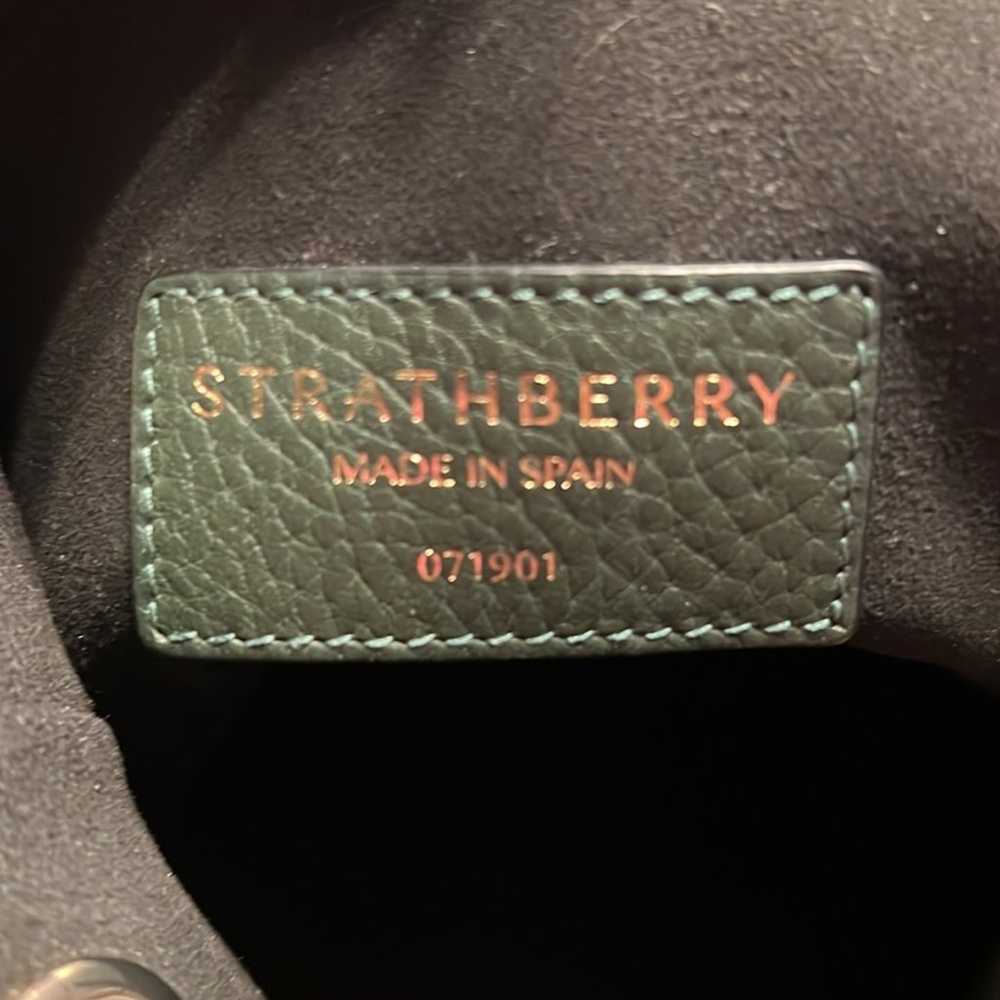 Strathberry Leather Luxury Designer Bucket Bag $5… - image 8