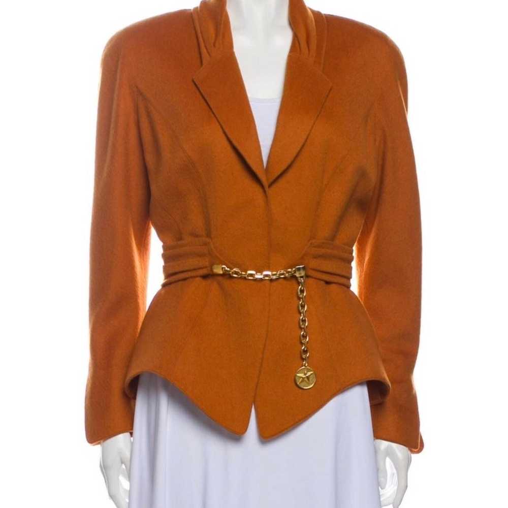 Thierry Mugler Vintage 1980's Wool Blazer - image 1