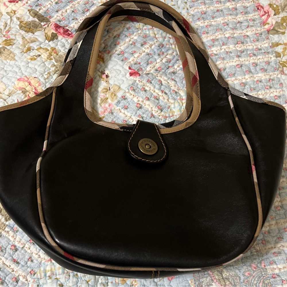 Burberry Black learher purse - image 2