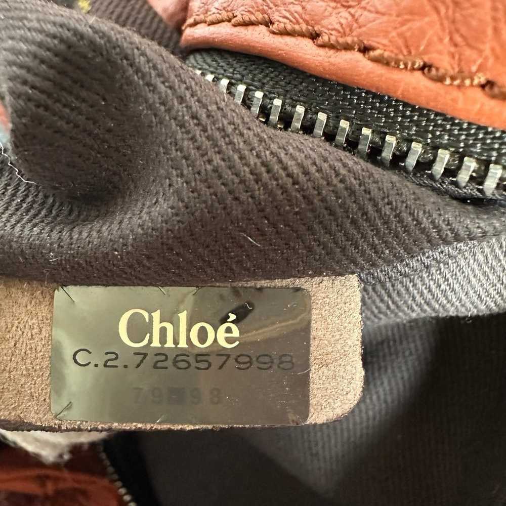 Authentic CHLOE Paddington Salmon Leather in Exce… - image 8