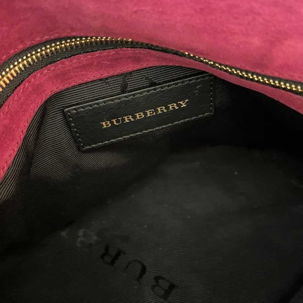 Authentic Burberry Leather Sholder Bag/Clutch wit… - image 11