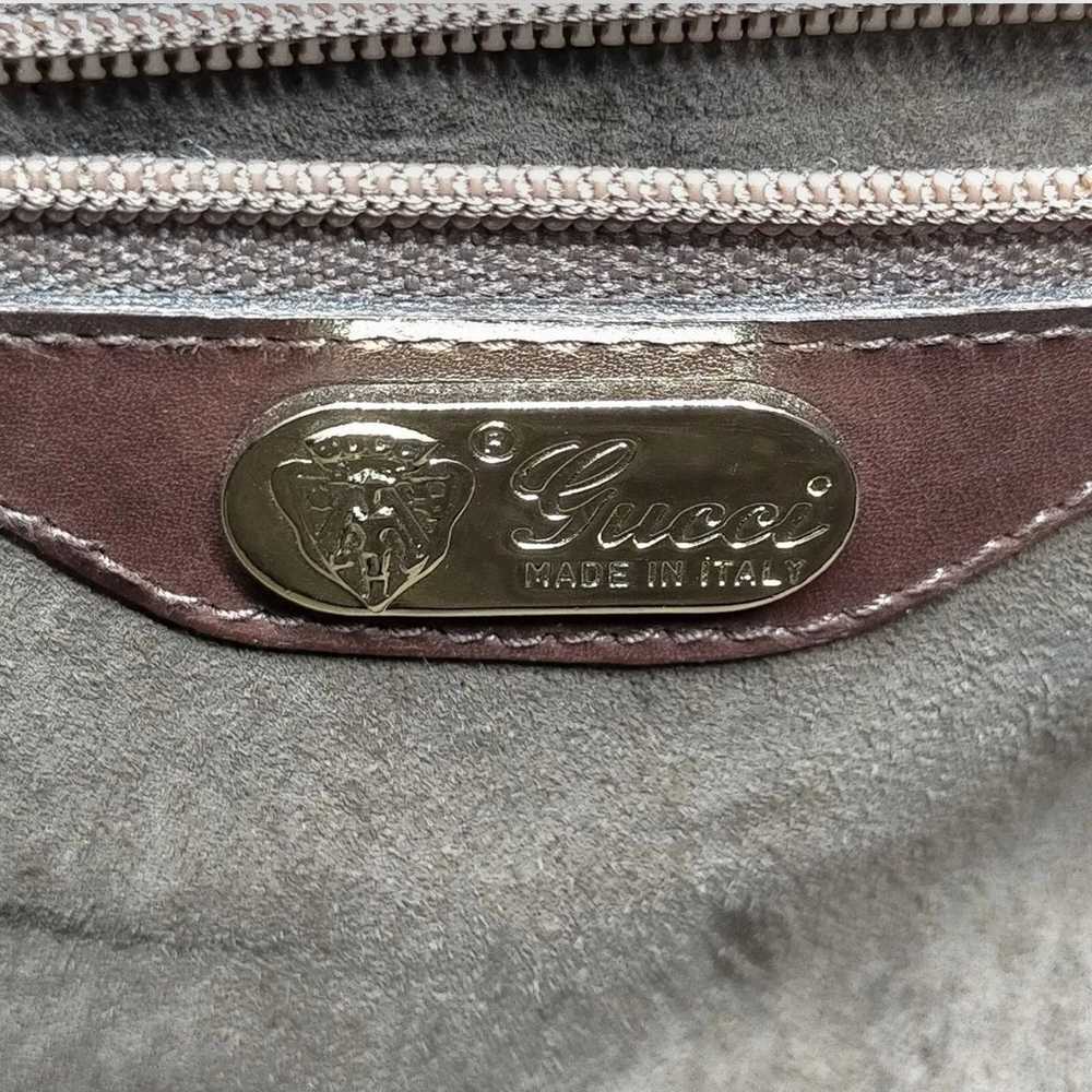 Vintage Gucci  leather handbag - image 7