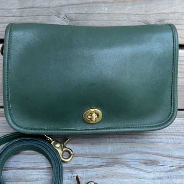 Vintage Coach Brown Tan Saddle Leather Wristlet Small Clutch Purse (TD) |  eBay