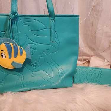 Loungefly Ariel  / Little Mermaid Tote Bag and Wa… - image 1