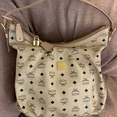 MCM Visetos Hobo Bag