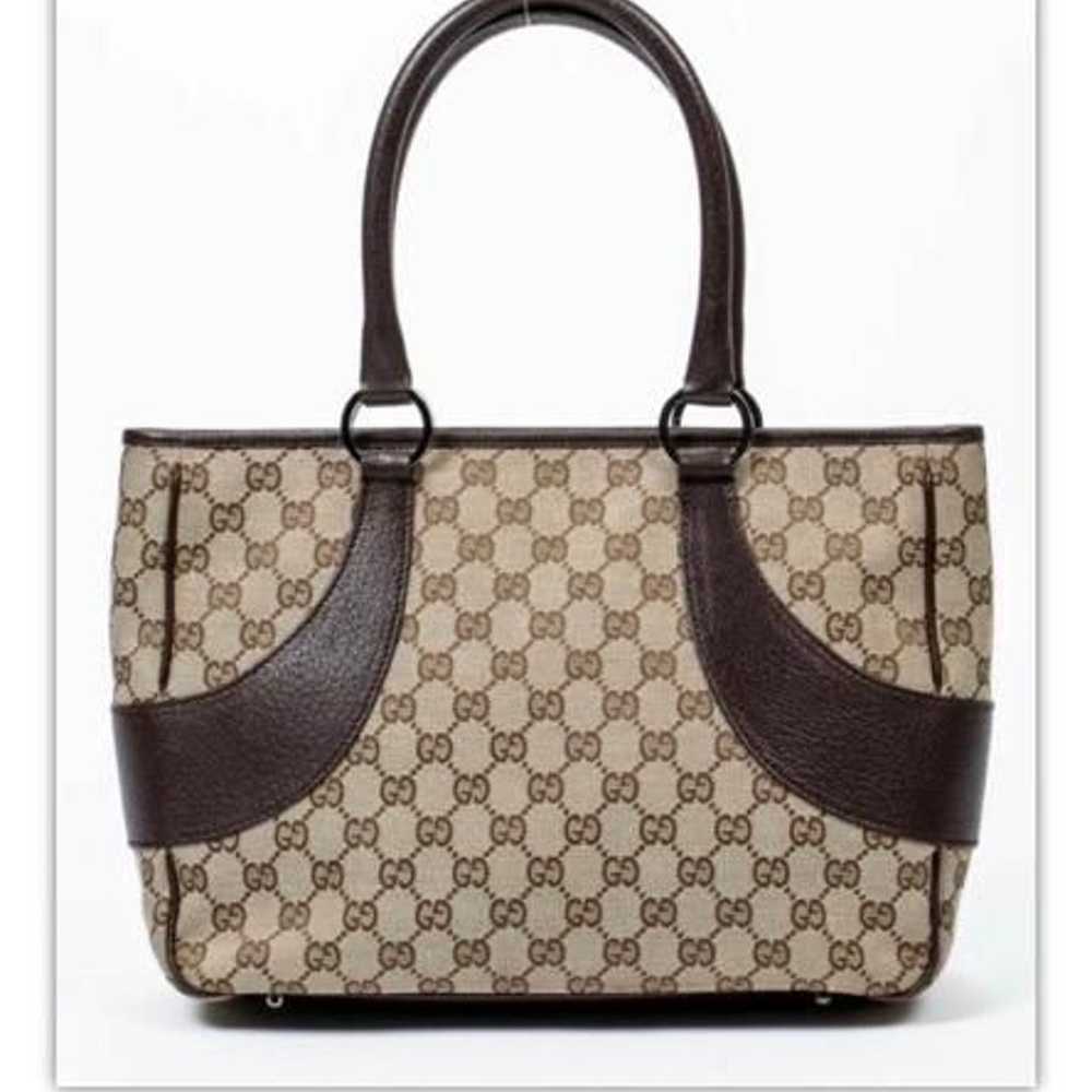 Auth Gucci Gg Hand Bag - image 1