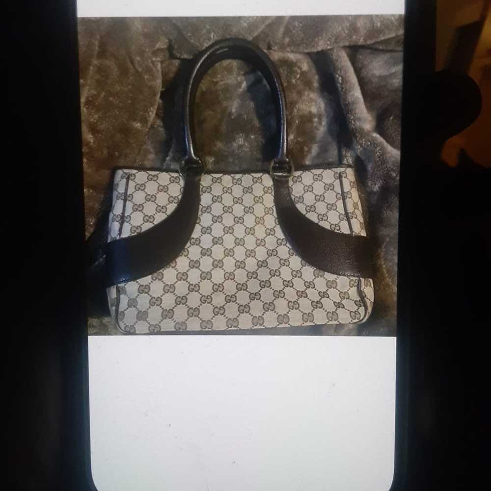 Auth Gucci Gg Hand Bag - image 3