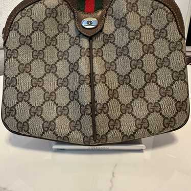 Vintage Gucci Crossbody bag Sherry Line GG Patter… - image 1