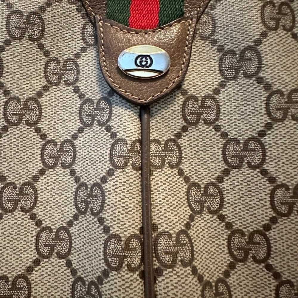 Vintage Gucci Crossbody bag Sherry Line GG Patter… - image 5