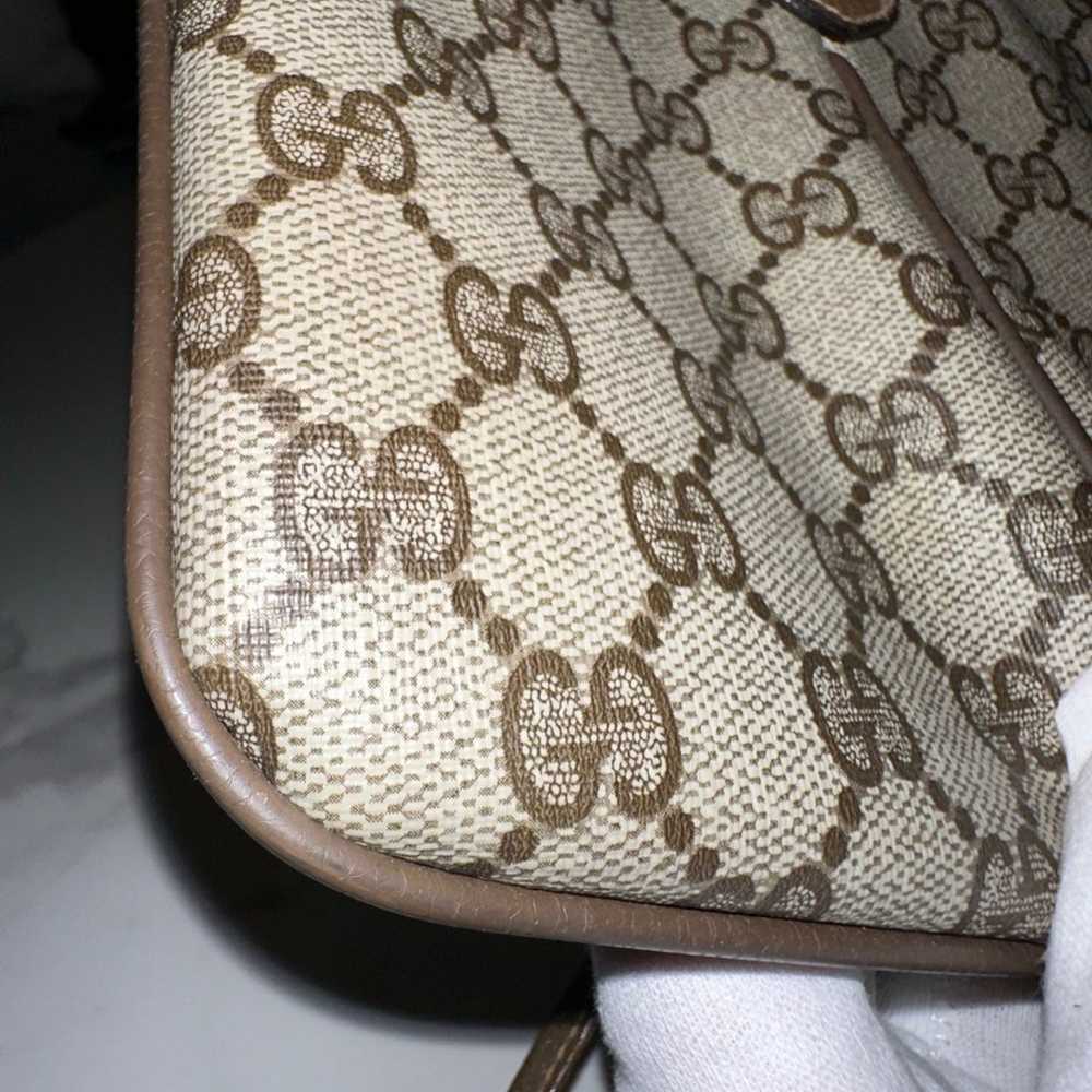 Vintage Gucci Crossbody bag Sherry Line GG Patter… - image 7