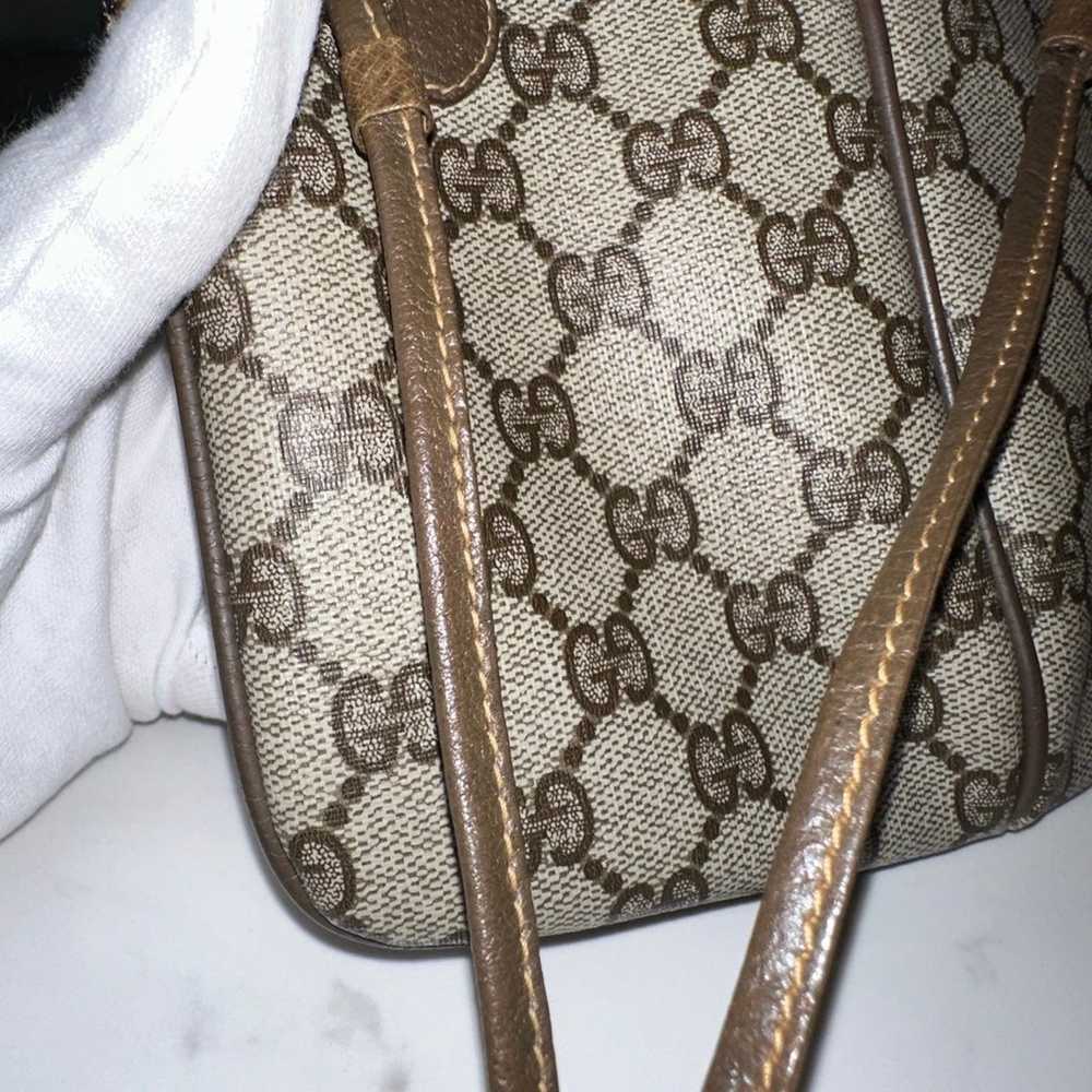 Vintage Gucci Crossbody bag Sherry Line GG Patter… - image 8