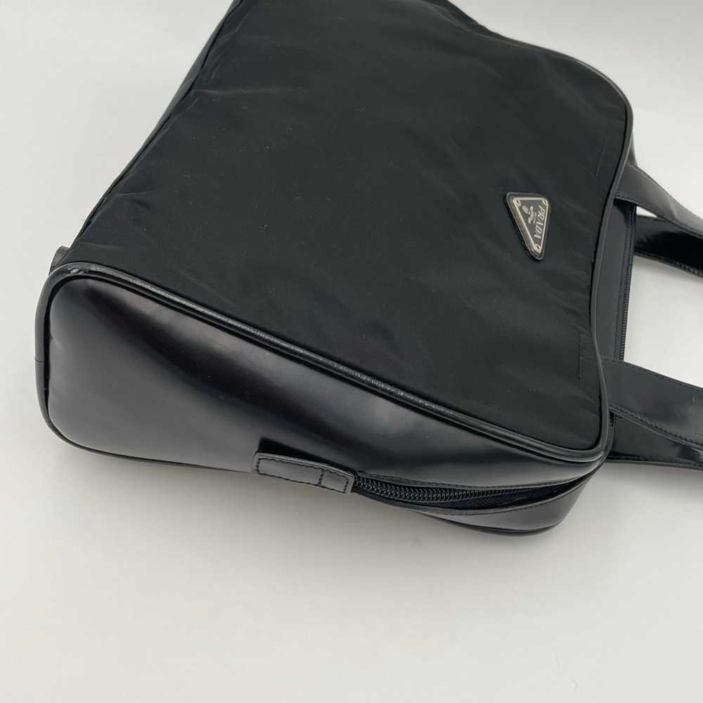 Prada Tessuto Black Nylon Handbag - image 8