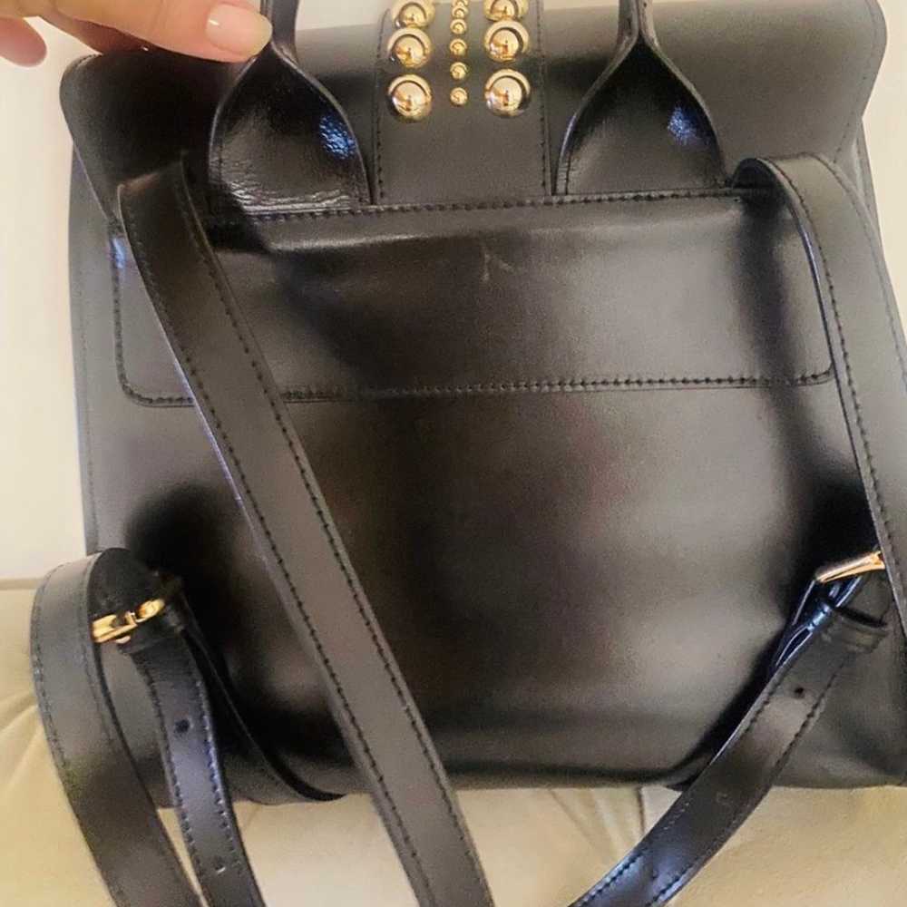 Mario Valentino Authentic leather black backpack - image 2