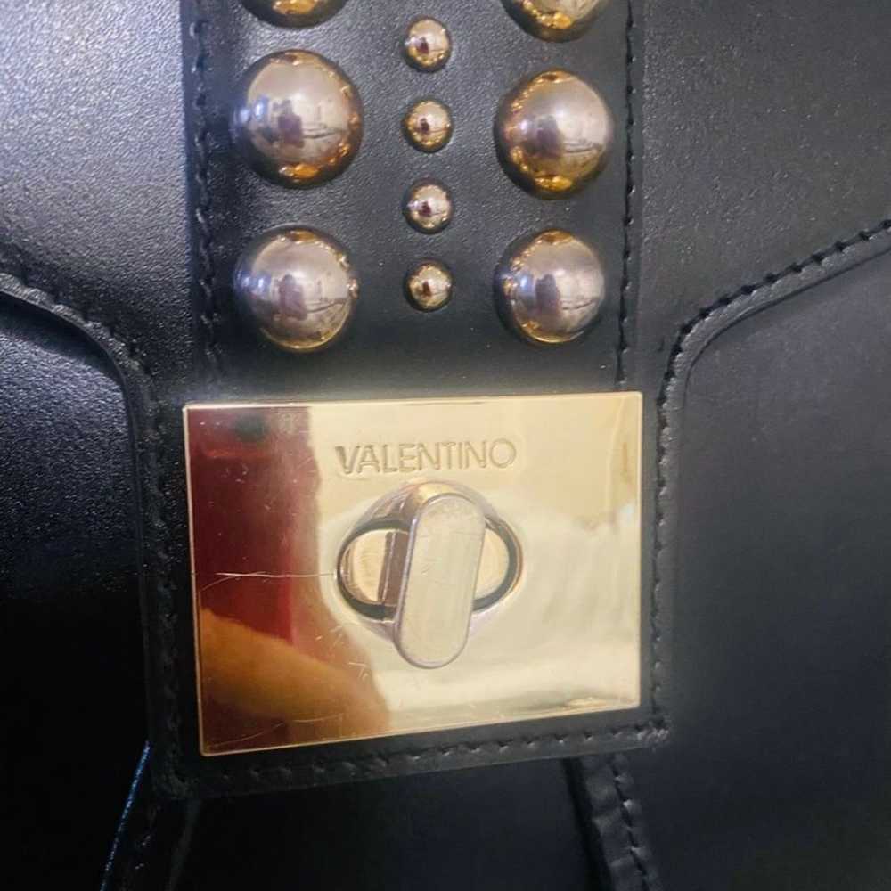 Mario Valentino Authentic leather black backpack - image 4