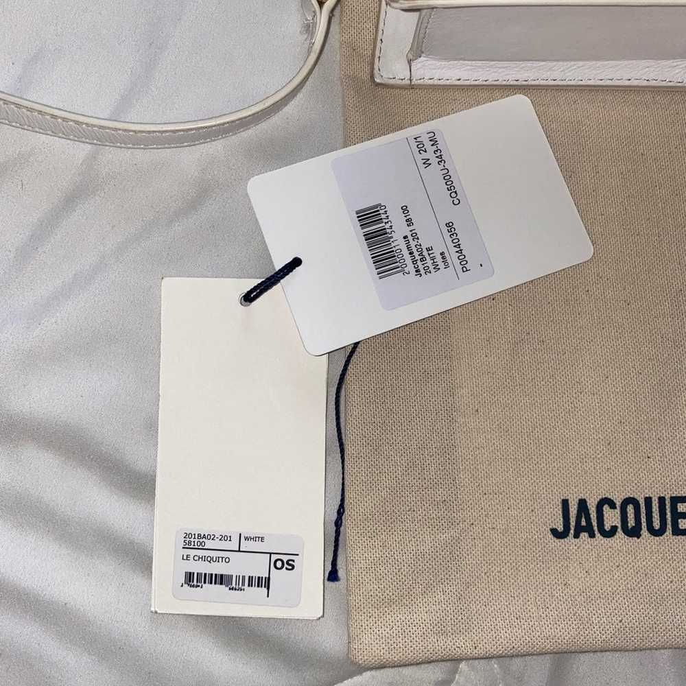 Jacquemus Le Chiquito white mini bag. Comes with … - image 4